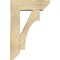 Ekena Millwork Westlake Slat Rough Sawn Bracket w/ Offset Brace, Douglas Fir, 8"W x 24"D x 36"H BKT0806X24X36WTL06RDF - alternate 3
